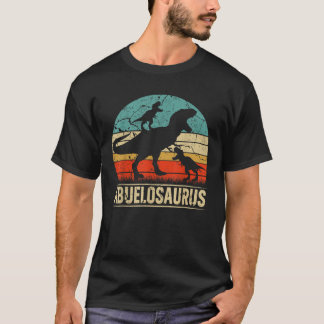 Abuelo Dinosaur T Rex Abuelosaurus 2 Kinder Famili T-Shirt