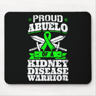 Abuelo einer Nierenerkrankung Krieger Bewusstsein  Mousepad