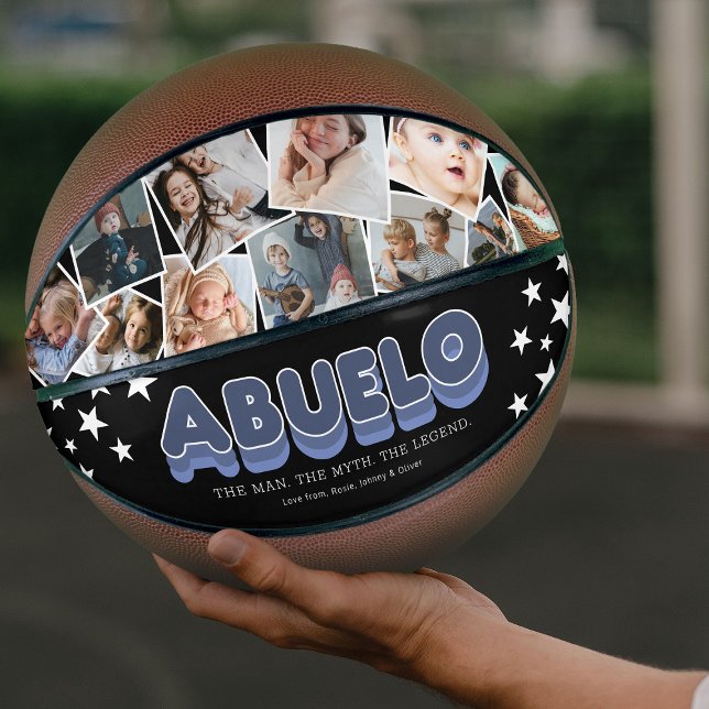 Abuelo Man Myth Legend Foto Basketball (Von Creator hochgeladen)