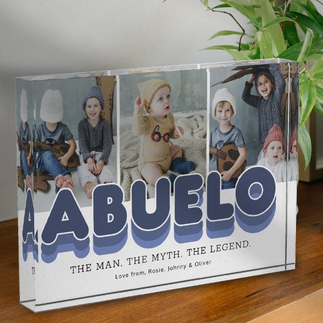 Abuelo Man Myth Legend Foto Block (Von Creator hochgeladen)