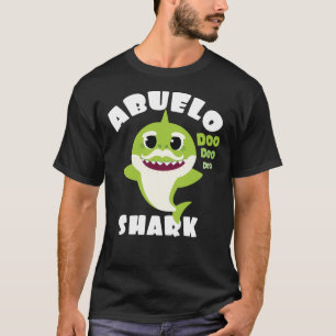 Abuelo Shark Geschenk Niedliches Baby Shark Design T-Shirt
