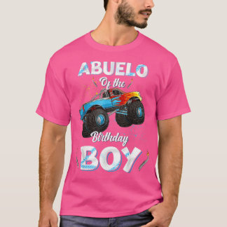 Abuelo von der Geburtstagsjunge Monster Truck Bday T-Shirt