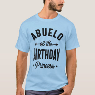 Abuelo von der Geburtstagskünstlerin Großvaterge T-Shirt