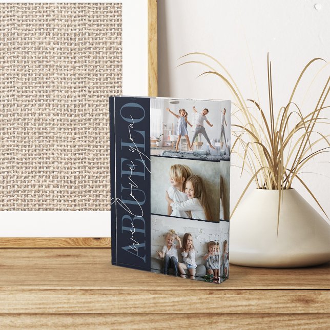 Abuelo Wir Liebe Sie 3 Fotoblock (Von Creator hochgeladen)