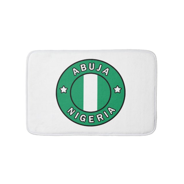 Abuja Nigeria Badematte (Vorderseite)