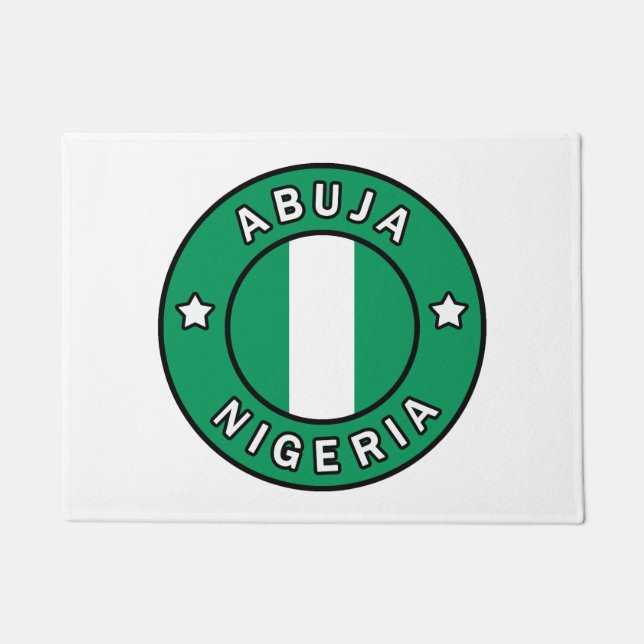 Abuja Nigeria Fußmatte (Vorderseite)