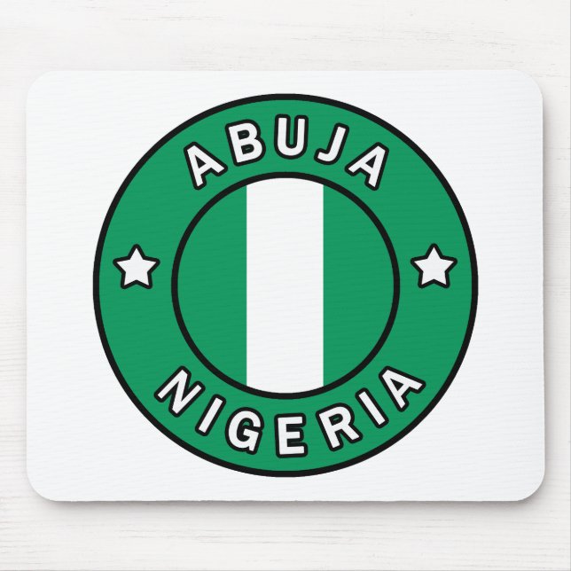 Abuja Nigeria Mousepad (Vorne)