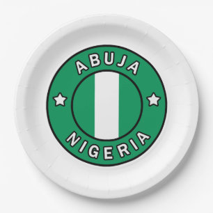 Abuja Nigeria Pappteller