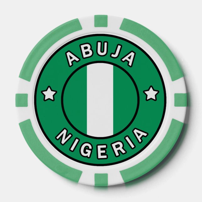 Abuja Nigeria Pokerchips (Vorderseite)