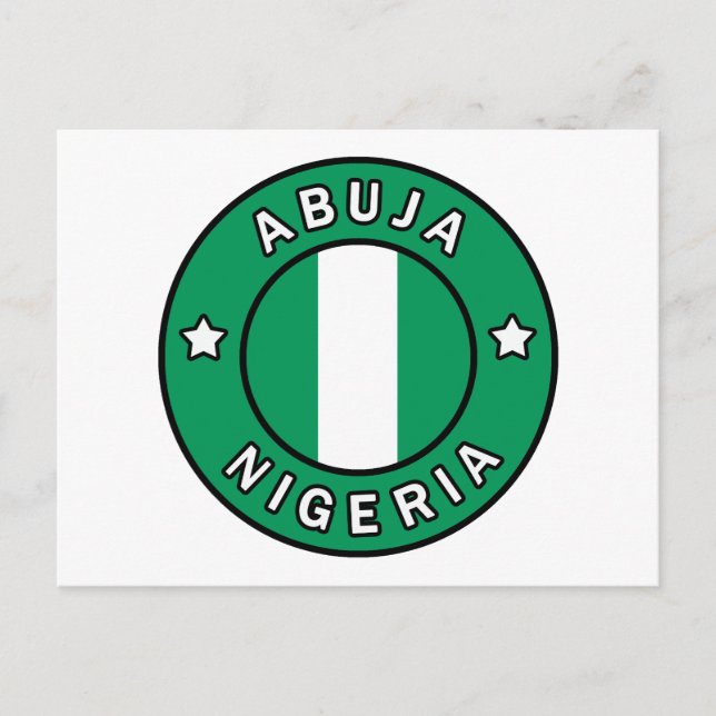 Abuja Nigeria Postkarte (Vorderseite)