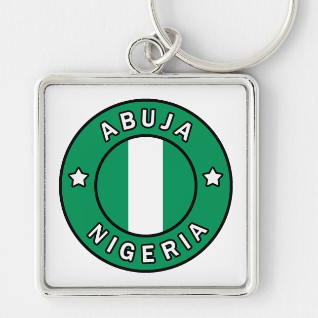 Abuja Nigeria Schlüsselanhänger (Vorne)