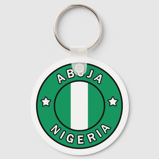 Abuja Nigeria Schlüsselanhänger (Vorderseite)