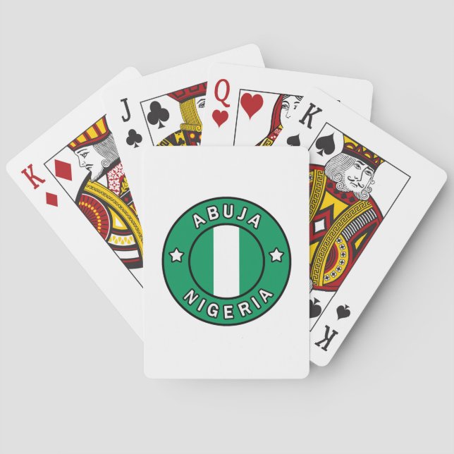 Abuja Nigeria Spielkarten (Rückseite)
