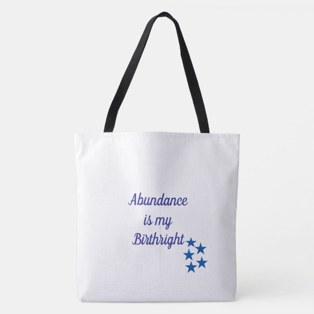 Abundance Birthright Tote (Vorderseite)
