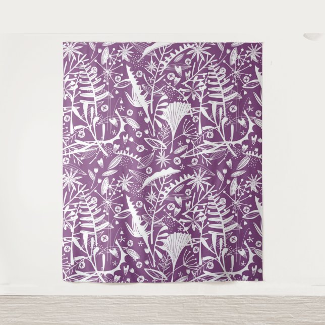Abundance Botanical Berry Wandteppich (Vorderseite)