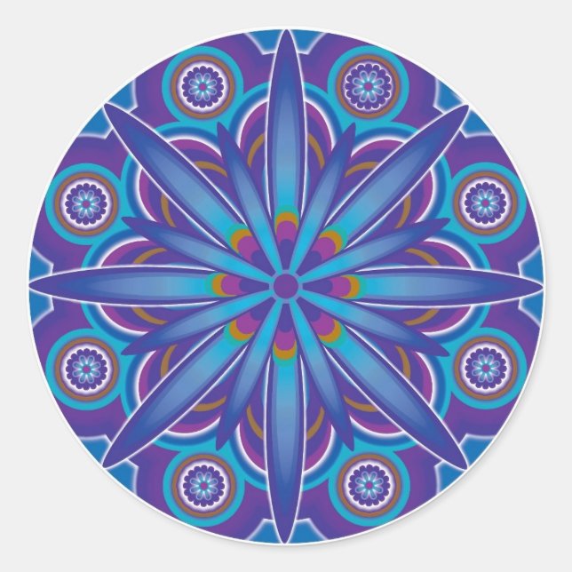 Abundance Mandala Stickers (Vorderseite)