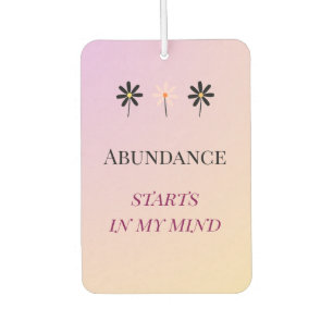 Abundance Mindset – Flowers of Abundance Autolufterfrischer