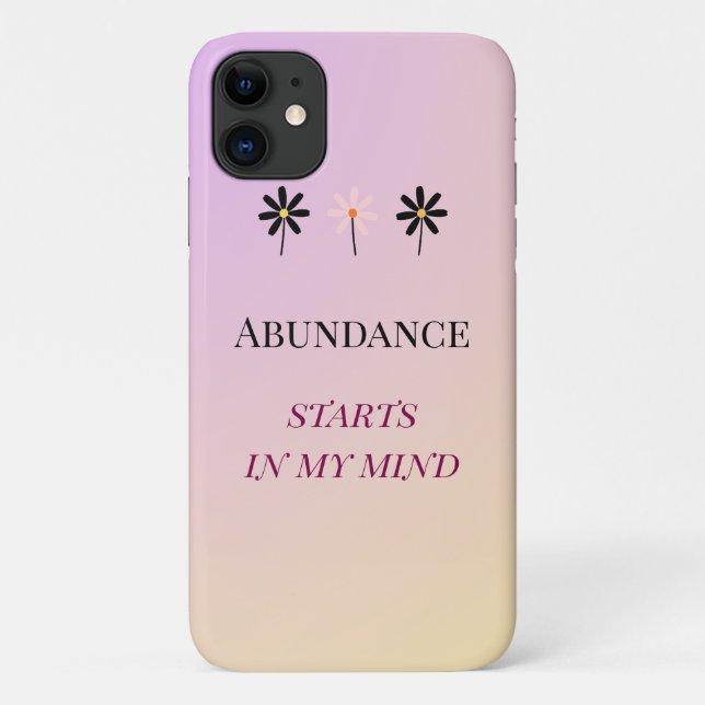 Abundance Mindset – Flowers of Abundance Case-Mate iPhone Hülle (Rückseite)