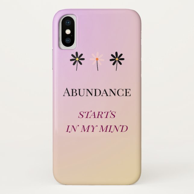 Abundance Mindset – Flowers of Abundance Case-Mate iPhone Hülle (Rückseite)