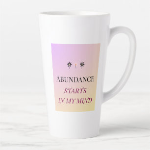 Abundance Mindset – Flowers of Abundance Milchtasse