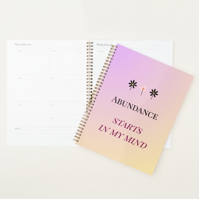 Abundance Mindset – Flowers of Abundance Planer (Anzeige)