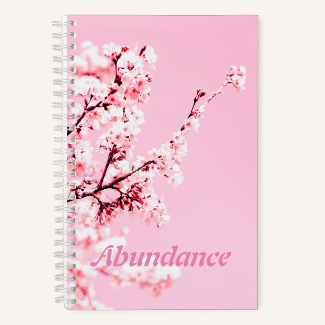 Abundance-Notebook Notizbuch (Vorderseite)
