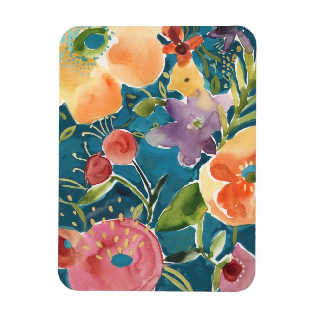 Abundant Florals I Magnet (Vertikal)