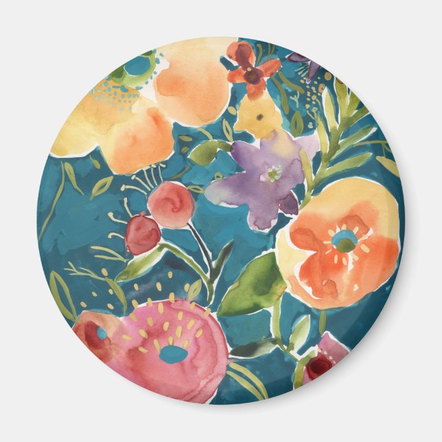 Abundant Florals I Magnet (Vorne)