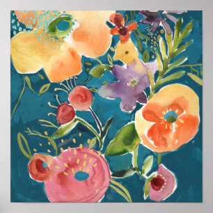 Abundant Florals I Poster