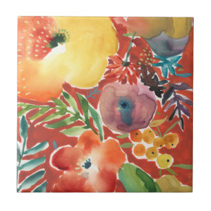 Abundant Florals III Fliese