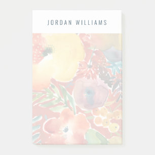 Abundant Florals III Post-it Klebezettel