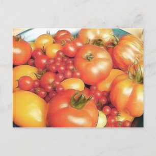Abundant Harvest - Heirloom Tomatoes Postkarte