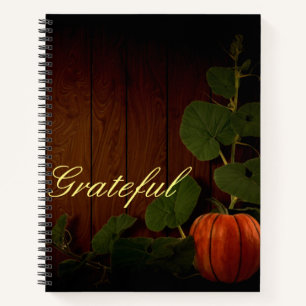 Abundant Harvest Pumpkin Erntedank Notizbuch