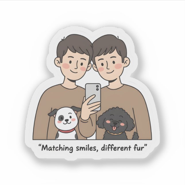 Abundant Love: The Prosperity Paws Collection  Aufkleber (Vorderseite)