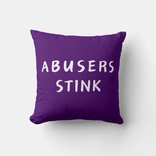 Abuser Stink Kissen (Vorderseite)