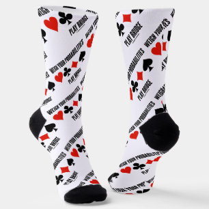 Abwägen Ihrer Chancen Play Bridge 4 Card Anzug Socken