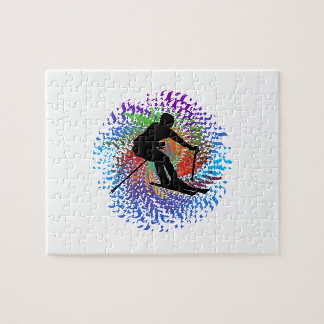 Abwärts Spirale Puzzle (Horizontal)