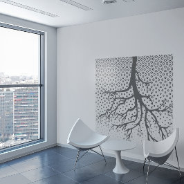 Abwärtsbaum Wandteppich