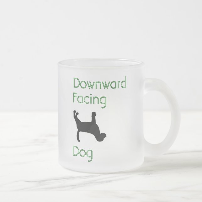 Abwärtsgerichtete Hundefreier raum Tasse 10oz oder (Rechts)