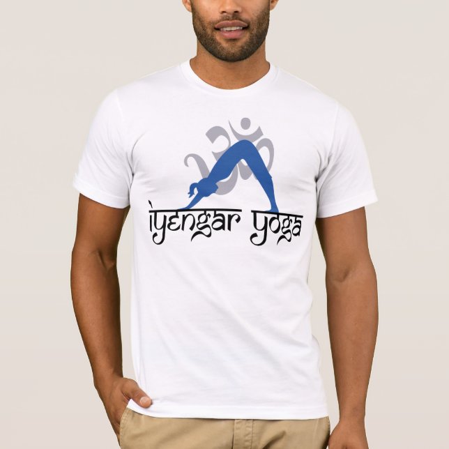 Abwärtsgerichtetes HundIyengar Yoga T-Shirt (Vorderseite)