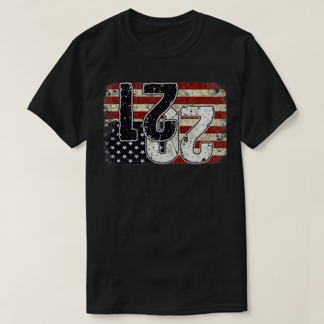 Abwärtspfad 2021 Amerika in Not T-Shirt (Design vorne)