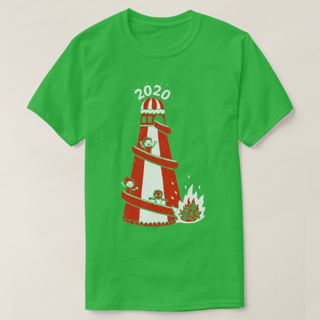 Abwärtstrend 2020 T-Shirt (Design vorne)