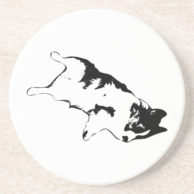 Abwärtstrend Getränkeuntersetzer (Vorne)