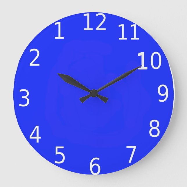 Abwärtsuhr Große Wanduhr (Vorderseite)