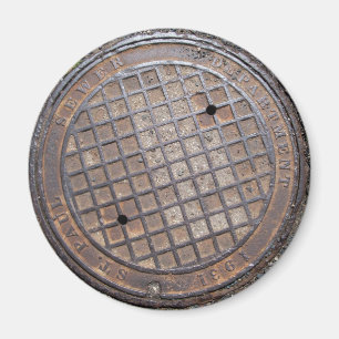 Abwasserkanal-Deckel Magnet