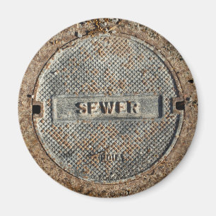 Abwasserkanal-Kanaldeckel Magnet