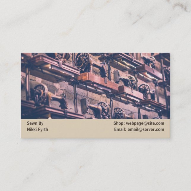 Abwasserkanal-Visitenkarte Visitenkarte (Vorderseite)