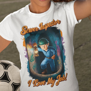 Abwasserprüfer zur Illuminierung des unbekannten T-Shirt