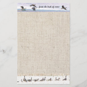 Abweichen-Gans-Briefpapier Briefpapier