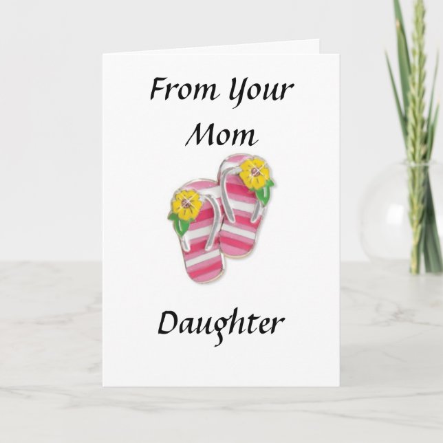 ABWEICHUNG AUS DER MAMA AM ABSCHLUSS KARTE (Vorderseite)